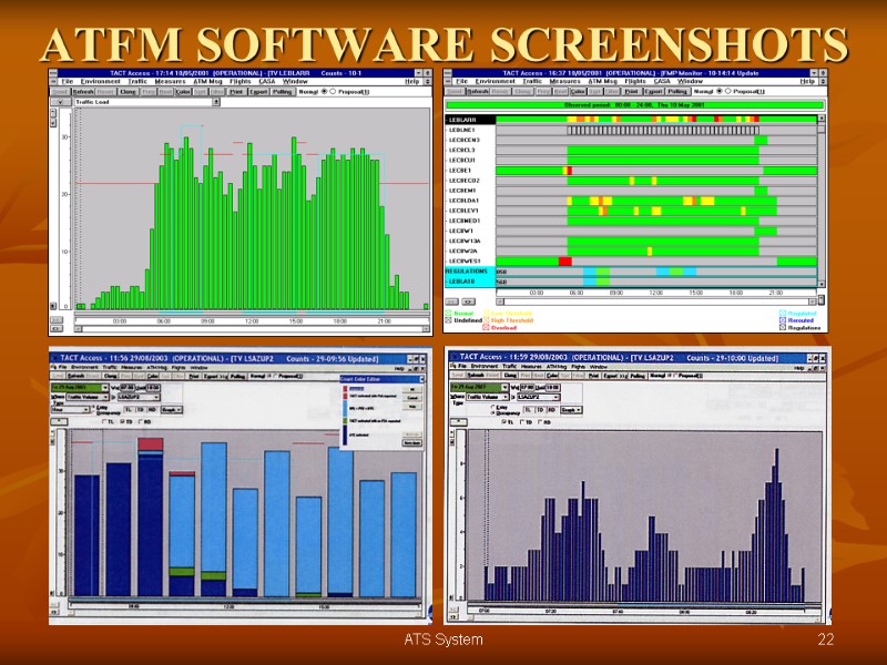 ATFM SOFTWARE SCREENSHOTS  22 ATS System